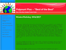Tablet Screenshot of potpourriplus.com